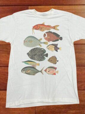 Tropical Fish Scientific Illustration Graphic T-Shirt